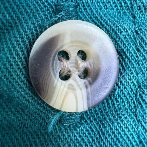 Vintage 90s Apple WebObjects Employee Shirt XL Green Button Down Logo macintosh - Picture 6 of 7